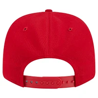 Casquette extensible à bouton-pression New Era 9SEVENTY rouge des Cincinnati Reds pour homme