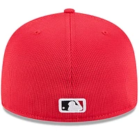 Men's New Era Red Cincinnati Reds City Connect Batting Practice 59FIFTY Fitted Hat