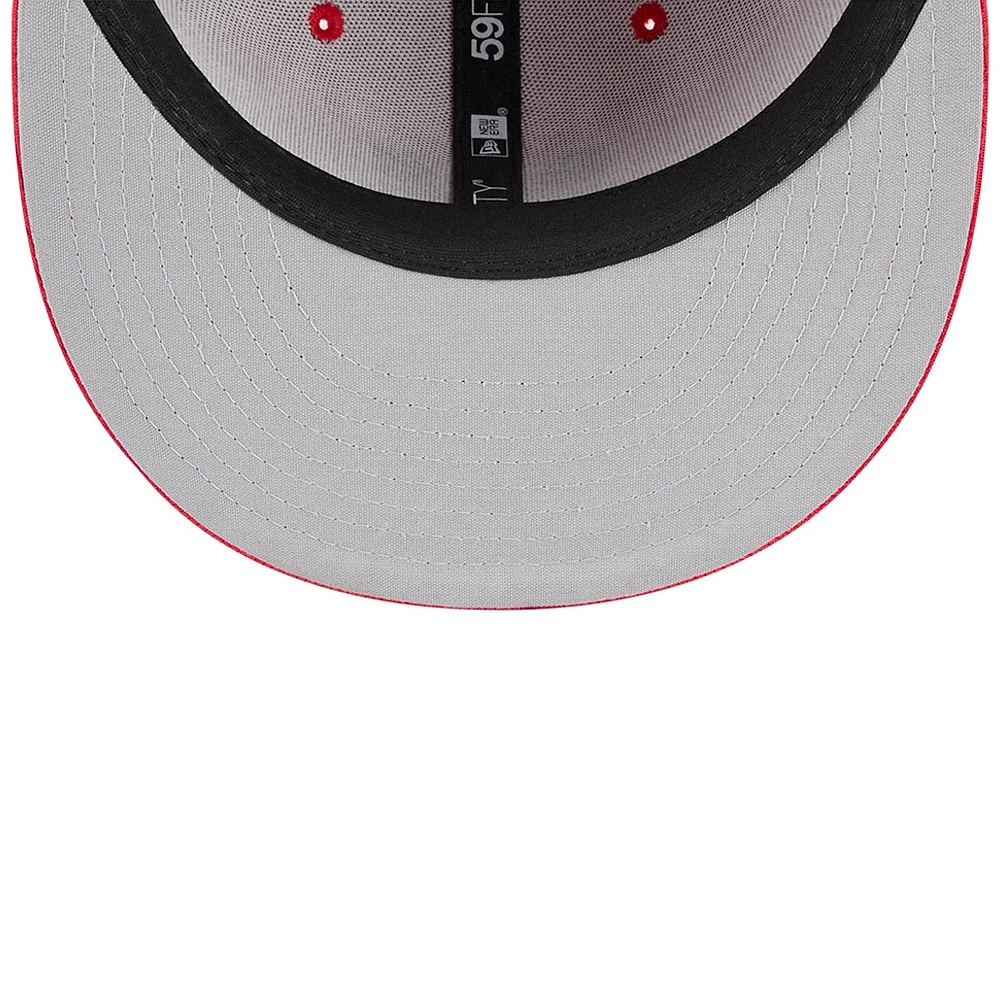 Men's New Era Red Cincinnati Reds City Connect Batting Practice 59FIFTY Fitted Hat