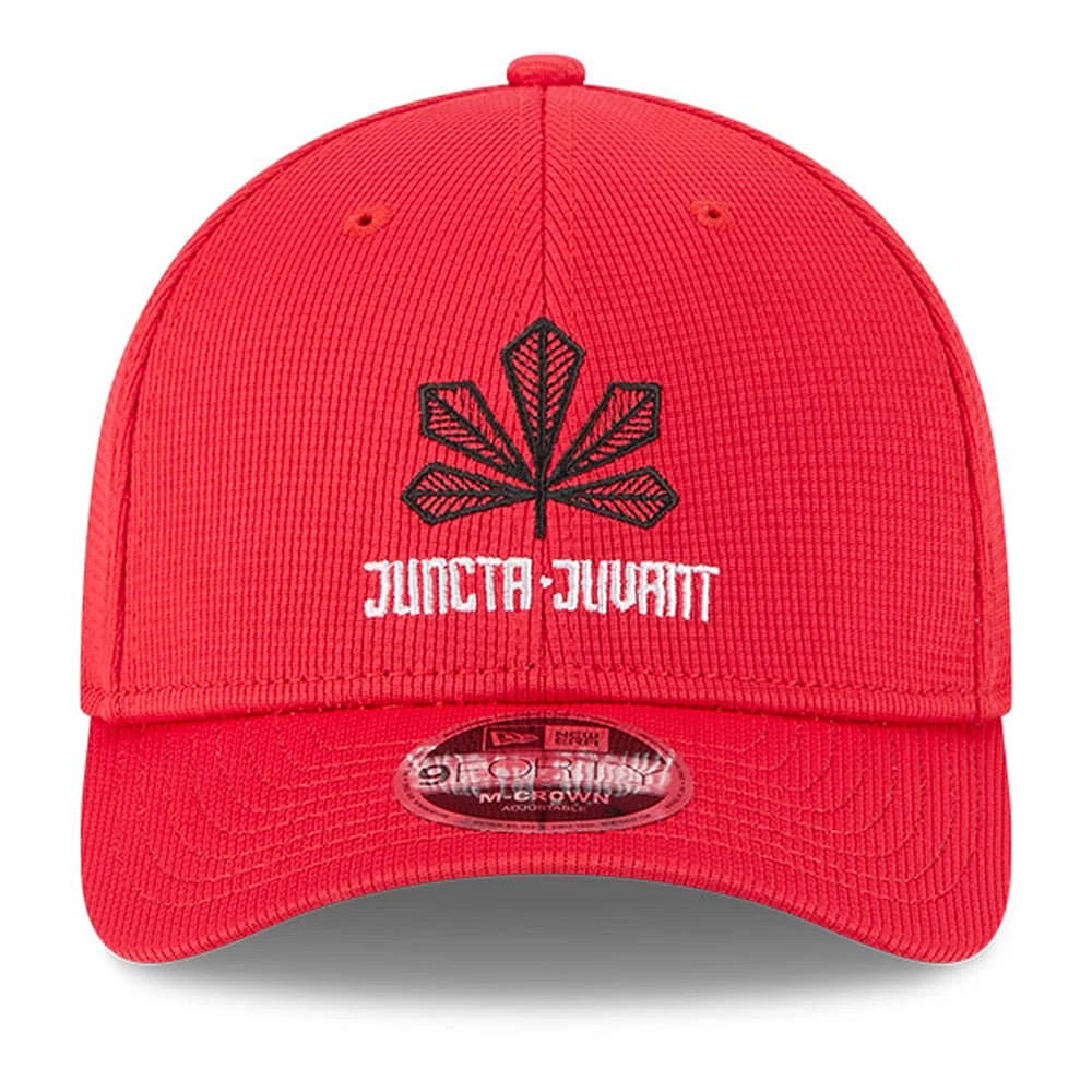 Men's New Era Red Cincinnati Reds City Connect Batting Practice 9FORTY M-Crown Adjustable Hat