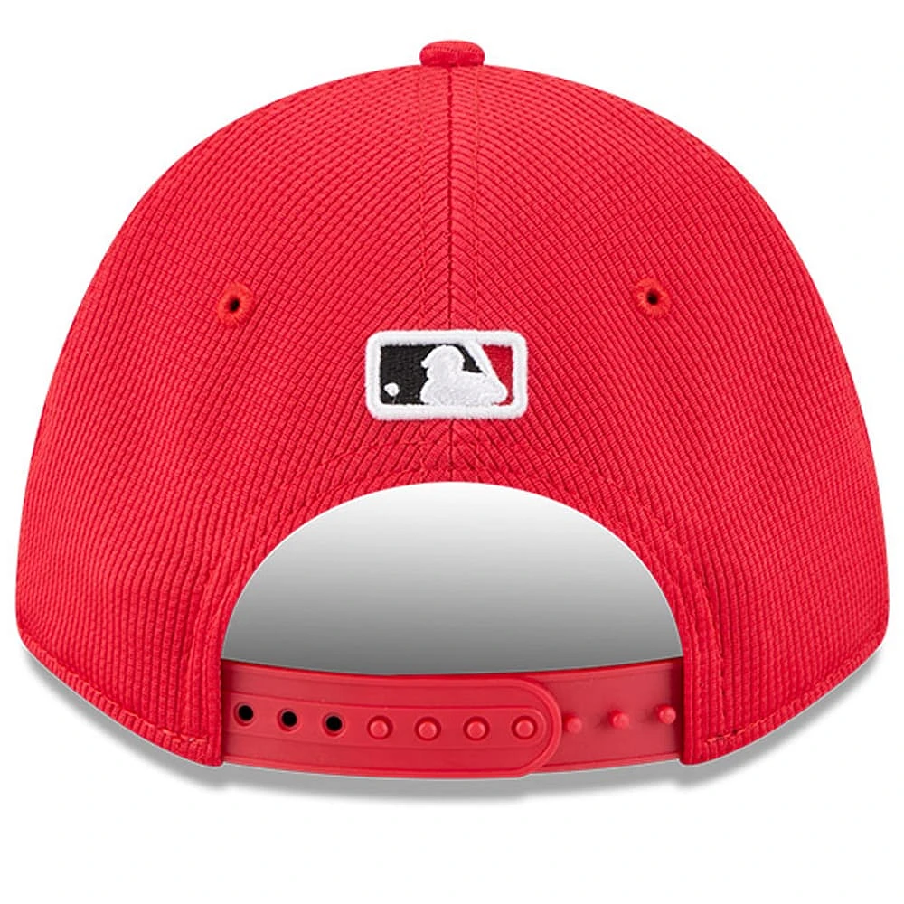 Men's New Era Red Cincinnati Reds City Connect Batting Practice 9FORTY M-Crown Adjustable Hat