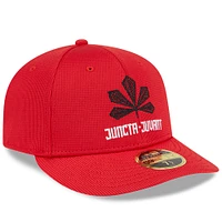 Men's New Era Red Cincinnati Reds City Connect Batting Practice Low Profile 59FIFTY Fitted Hat