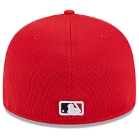Men's New Era Red Cincinnati Reds City Connect Batting Practice Low Profile 59FIFTY Fitted Hat