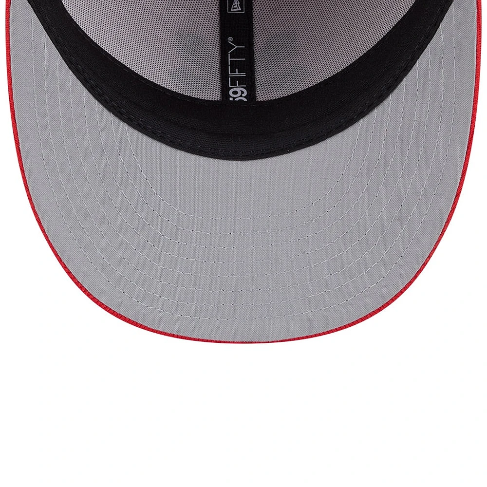 Men's New Era Red Cincinnati Reds City Connect Batting Practice Low Profile 59FIFTY Fitted Hat