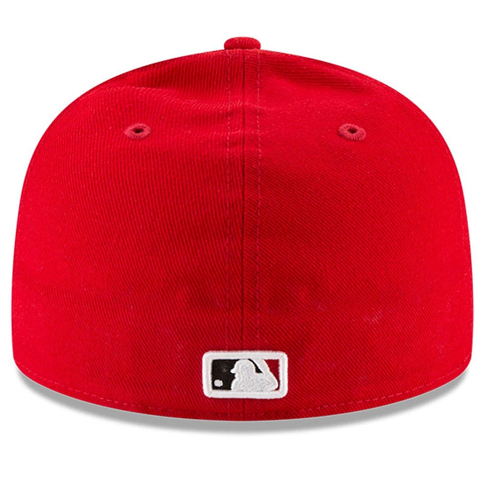 Casquette ajustée 59FIFTY du Temple de la renommée baseball national des Cincinnati Reds New Era pour hommes, rouge