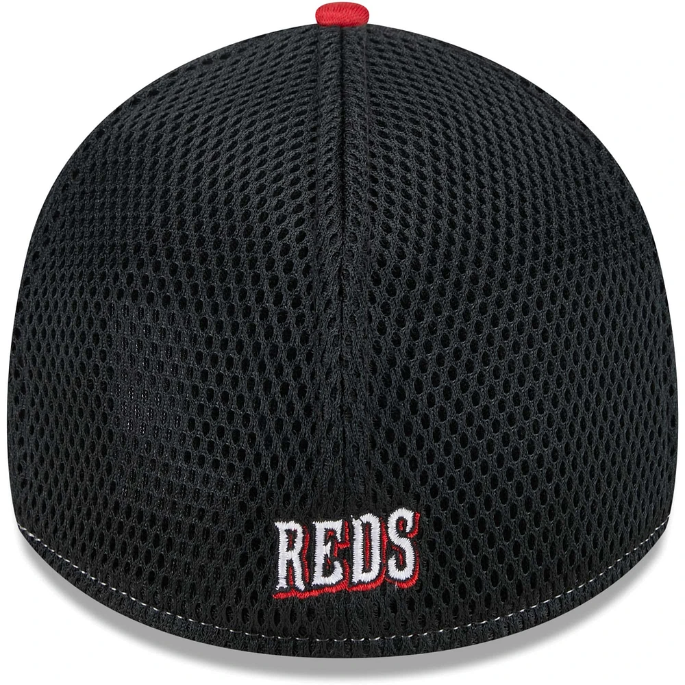 Men's New Era Red Cincinnati Reds Neo 39THIRTY Flex Hat