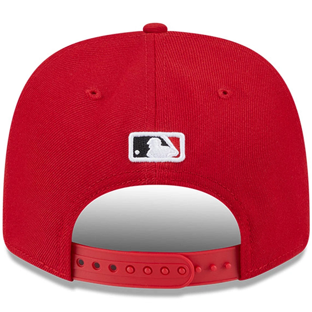 Men's New Era  Red Cincinnati Reds Player Replica 9SEVENTY Adjustable Hat