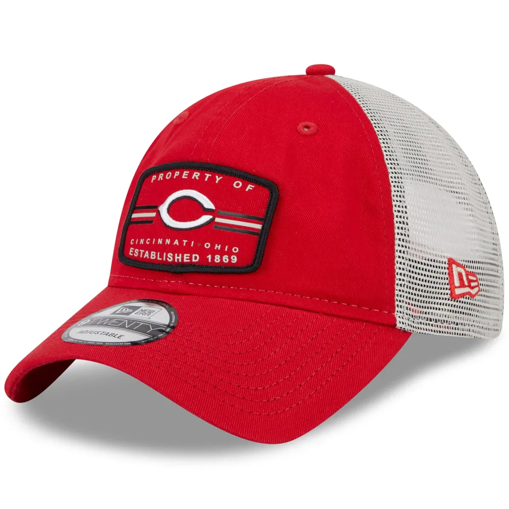Men's Fanatics Branded Red Cincinnati Reds Foam Front Patch Trucker Snapback Hat