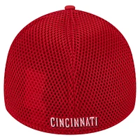 Men's New Era Red Cincinnati Reds Subtle Camo 39THIRTY Flex Hat
