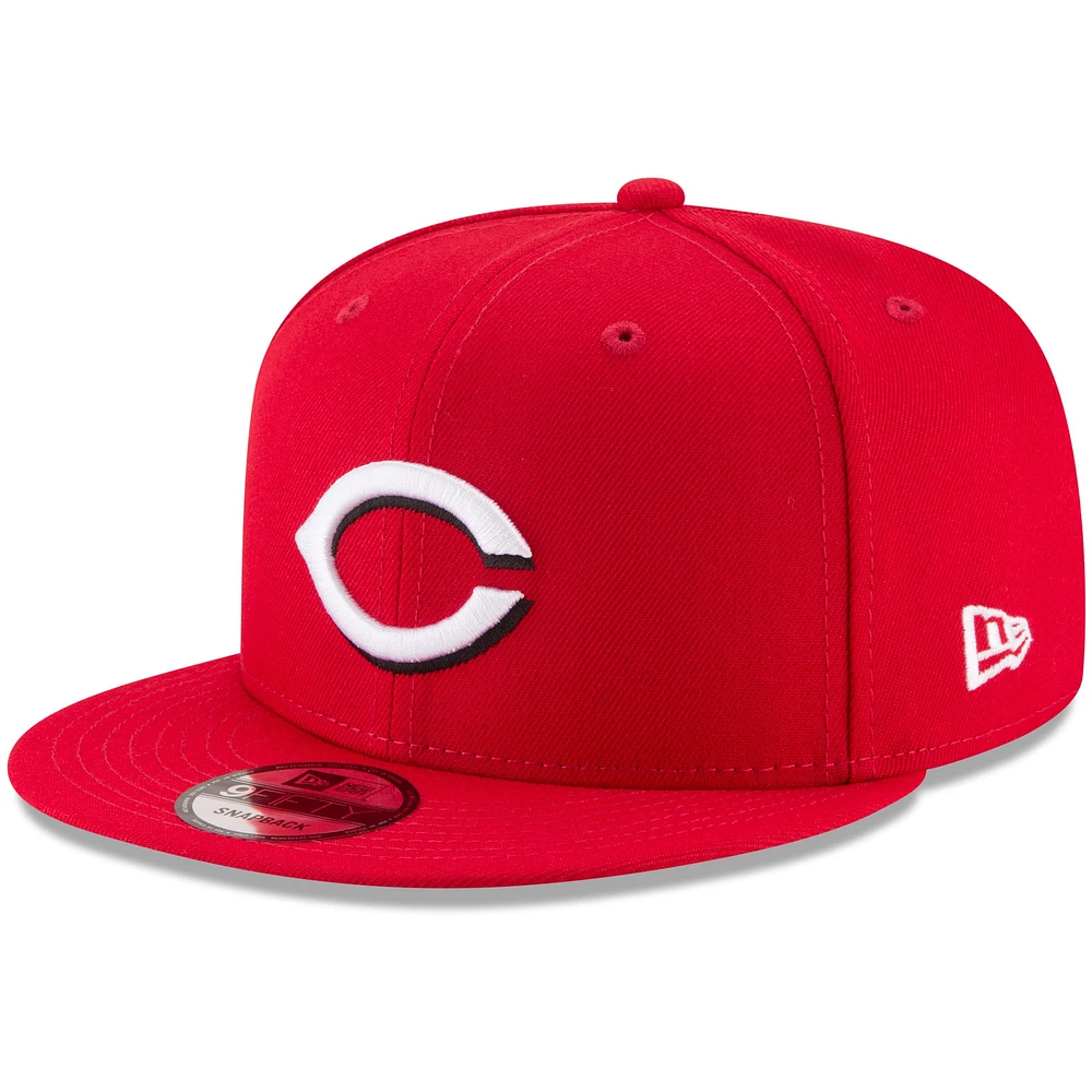 Men's New Era Red Cincinnati Reds Team Color 9FIFTY Snapback Hat