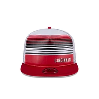 Casquette snapback A-Frame Trucker Team Horizon 9FIFTY des Reds de Cincinnati pour homme de New Era