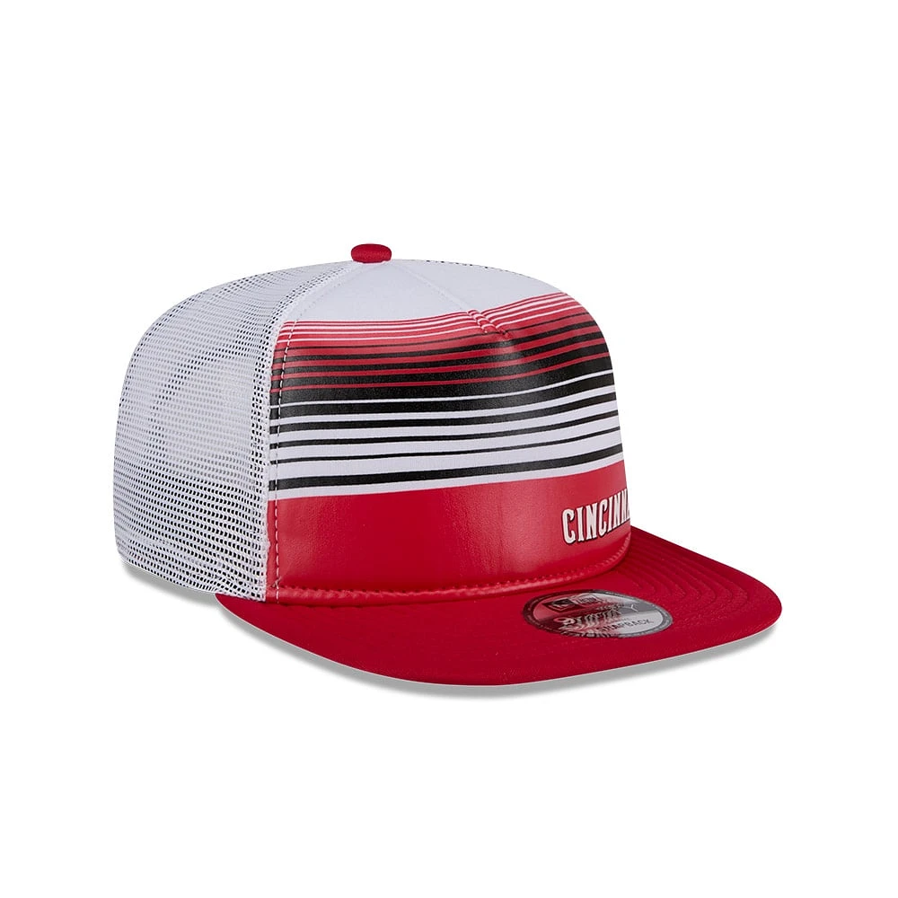 Casquette snapback A-Frame Trucker Team Horizon 9FIFTY des Reds de Cincinnati pour homme de New Era