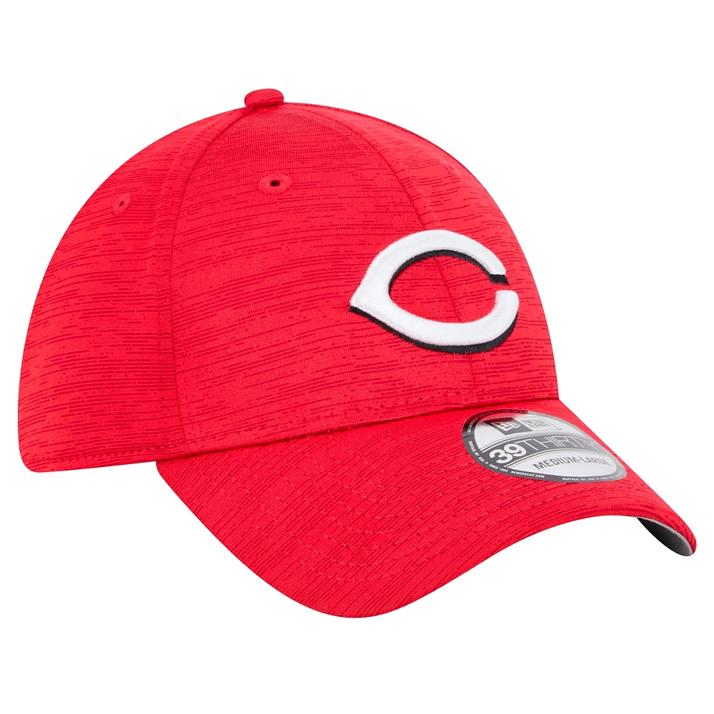 Men's New Era Red Cincinnati Reds Tech 39THIRTY Flex Hat