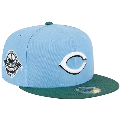 Men's New Era  Sky Blue/Cilantro Cincinnati Reds 1988 MLB All-Star Game 59FIFTY Fitted Hat