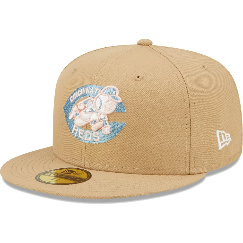 Men's New Era Tan Cincinnati Reds 1988 MLB All-Star Game Sky Blue