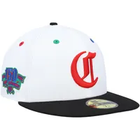 Lids Cincinnati Reds New Era Undervisor 59FIFTY Fitted Hat - White/Red