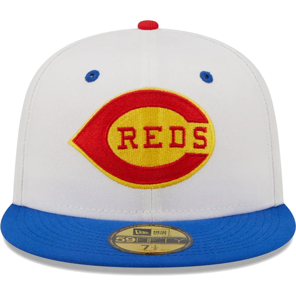 Men's Cincinnati Reds New Era Royal White Logo 59FIFTY Fitted Hat