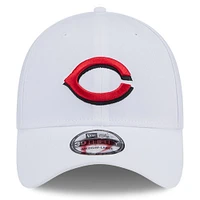 Men's New Era White Cincinnati Reds 39THIRTY Flex Hat