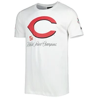 Men's New Era White Cincinnati Reds Historical Championship T-Shirt