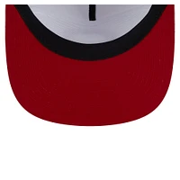 Men's New Era White Cincinnati Reds Perforated Golfer Snapback Hat