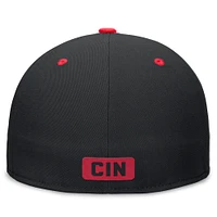 Casquette ajustée Nike Cincinnati Reds City Connect True pour homme, noir/rouge