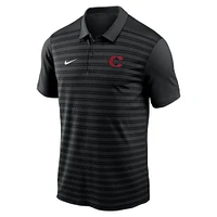 Polo Nike noir authentique City Connect Victory Performance pour homme des Reds de Cincinnati