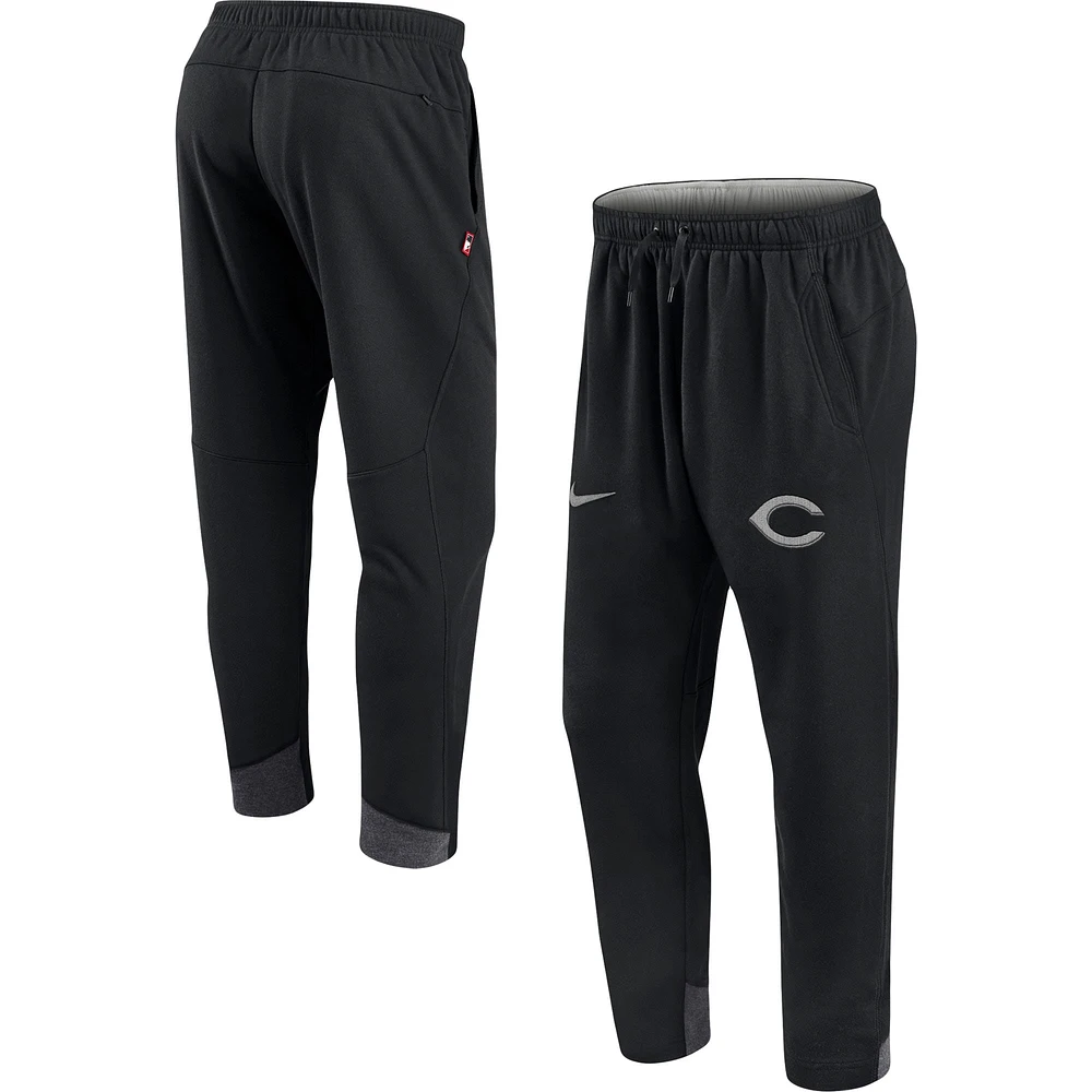 Men's Nike Black Cincinnati Reds Authentic Collection Dry Flux Jogger Pants