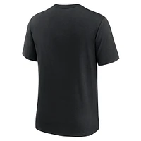 Men's Nike Black Cincinnati Reds Authentic Collection Tri-Blend Performance T-Shirt