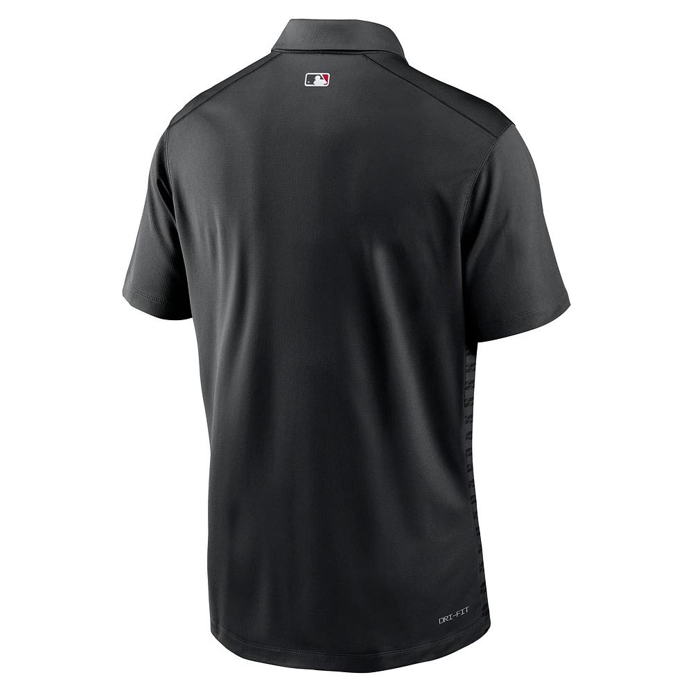 Polo Nike Victory Performance pour homme, collection authentique, noir, des Reds de Cincinnati