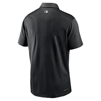 Polo Nike Victory Performance pour homme, collection authentique, noir, des Reds de Cincinnati