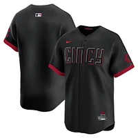 Men's Nike Black Cincinnati Reds City Connect Limited Jersey
