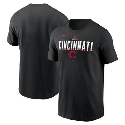 Men's Nike Black Cincinnati Reds City Connect T-Shirt