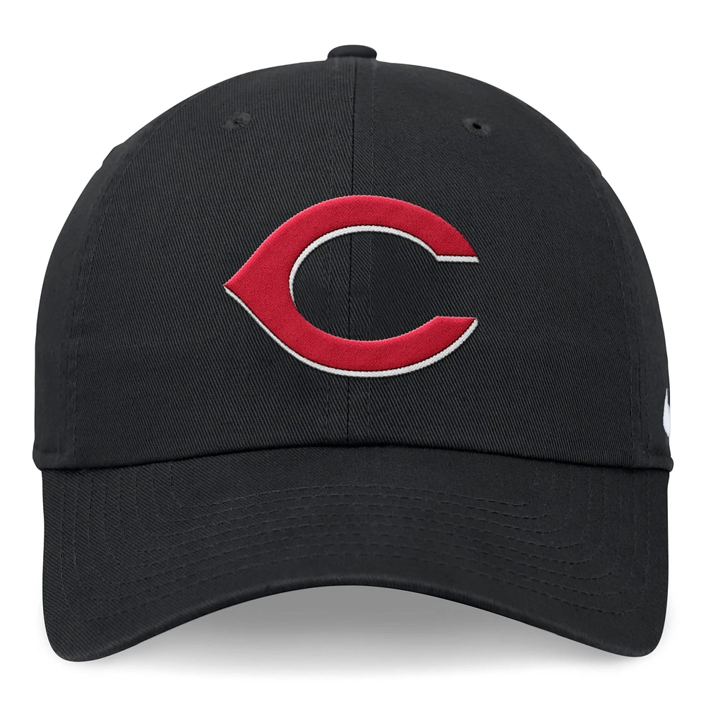 Men's Nike Black Cincinnati Reds Club Adjustable Hat