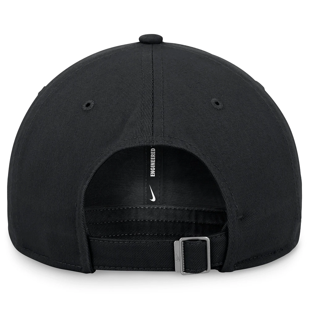 Men's Nike Black Cincinnati Reds Club Adjustable Hat