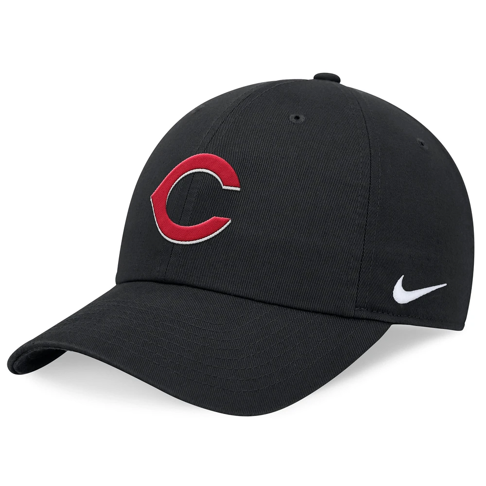 Men's Nike Black Cincinnati Reds Club Adjustable Hat
