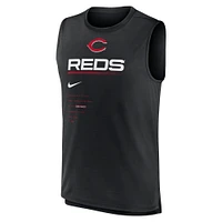 Men's Nike Black Cincinnati Reds Exceed Performance Tank Top