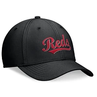 Casquette Nike Performance Flex noire pour homme des Reds de Cincinnati
