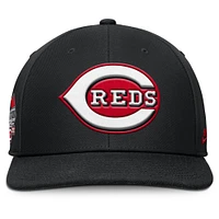 Casquette Snapback Nike Pro Performance noire pour homme des Cincinnati Reds