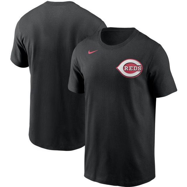 T-shirt noir Nike Cincinnati Reds Team Wordmark pour homme