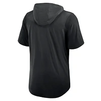 T-shirt à capuche Nike noir pour homme des Reds de Cincinnati