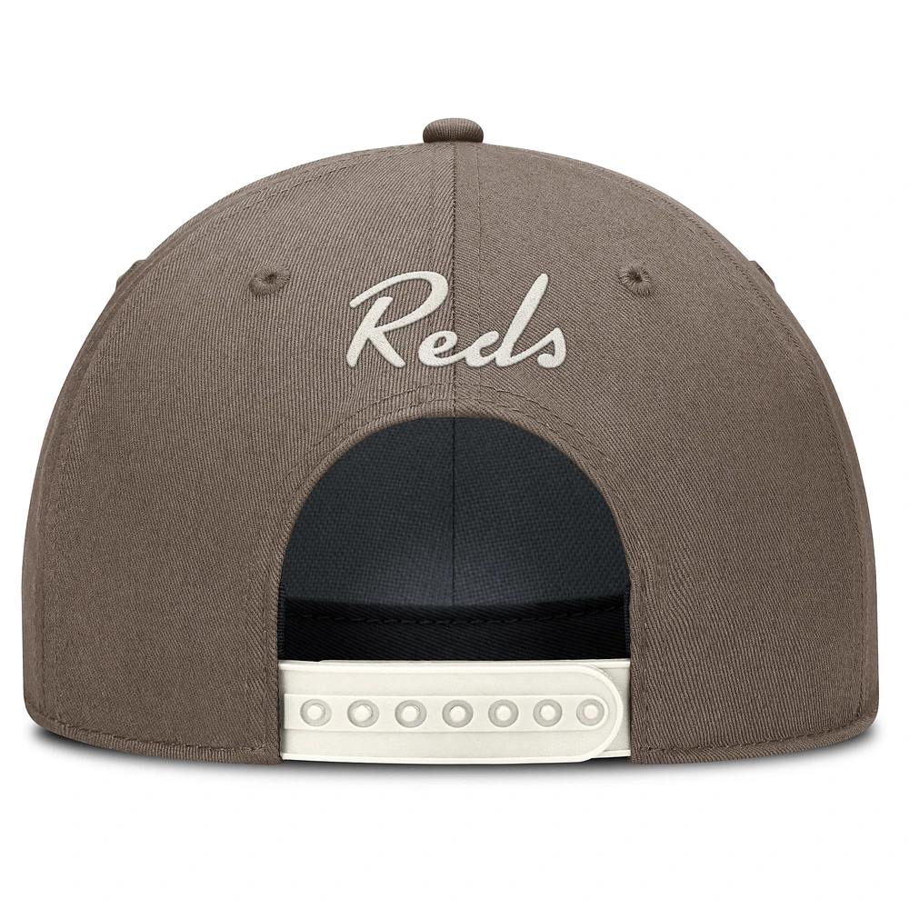 Men's Nike Brown Cincinnati Reds Rise Performance Adjustable Hat
