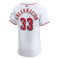 Men's Nike Christian Encarnacion-Strand White Cincinnati Reds Home Elite Jersey