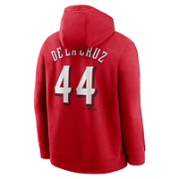 Sweat à capuche Nike Elly de La Cruz pour homme avec nom et numéro joueur des Reds Cincinnati Rouge