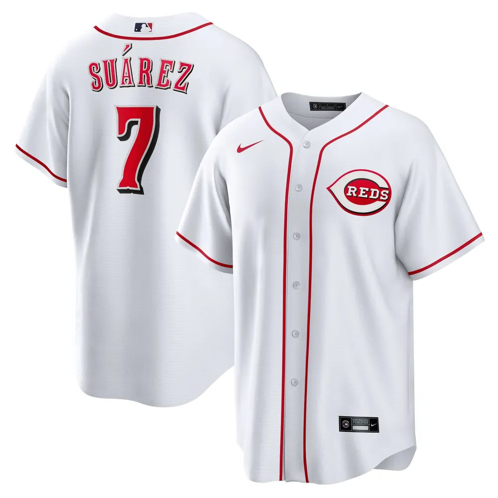 Lids Eugenio Suarez Cincinnati Reds Nike Home Replica Player Name Jersey -  White