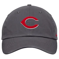 Casquette ajustable Nike grise pour homme Cincinnati Reds Club