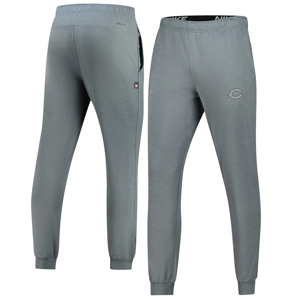 Men's Nike  Heather Gray Cincinnati Reds Travel Performance Pants