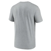 Men's Nike  Heather Gray Cincinnati Reds Tricode Legend Performance T-Shirt