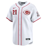 Maillot de joueur Nike Hunter Greene blanc Cincinnati Reds Home Limited pour homme