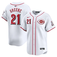 Men's Nike Hunter Greene White Cincinnati Reds Home Limited Player Jersey