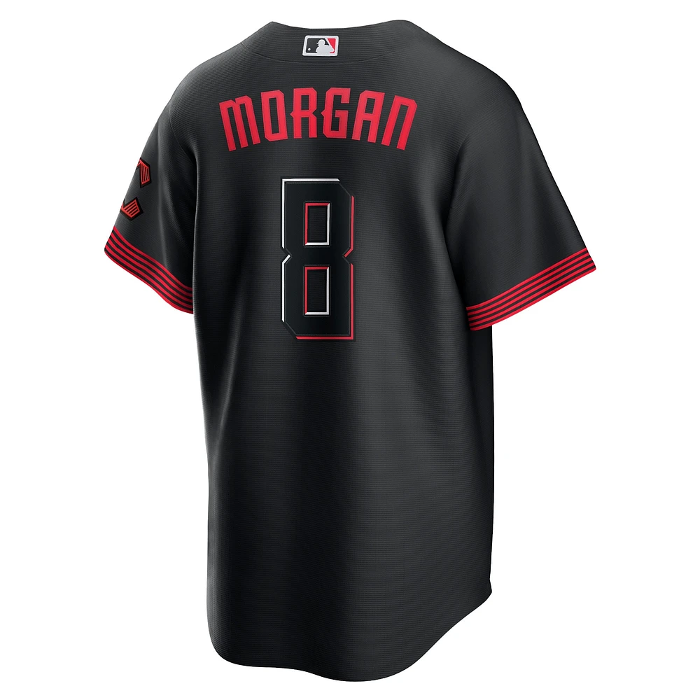 Men's Nike Joe Morgan Black Cincinnati Reds City Connect Replica Player Jersey